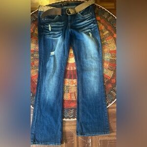 Truce Jeans Company with Tan Belt